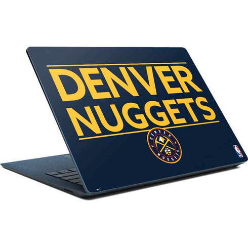 NBA Denver Nuggets Standard - Light Blue Surface Laptop Skin